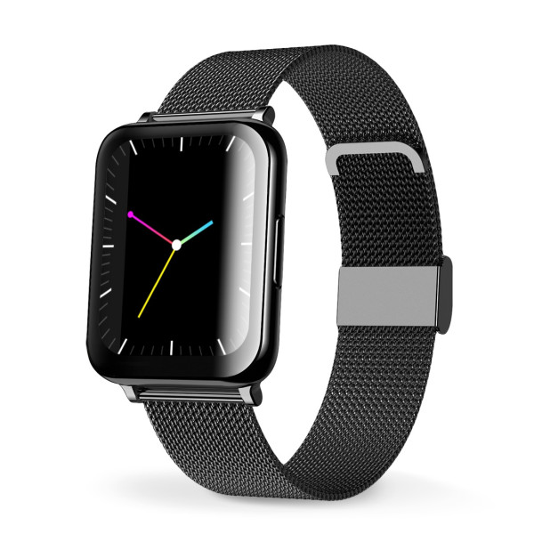 Náhradní kovový řemínek pro Aligator Watch life 20mm, černý