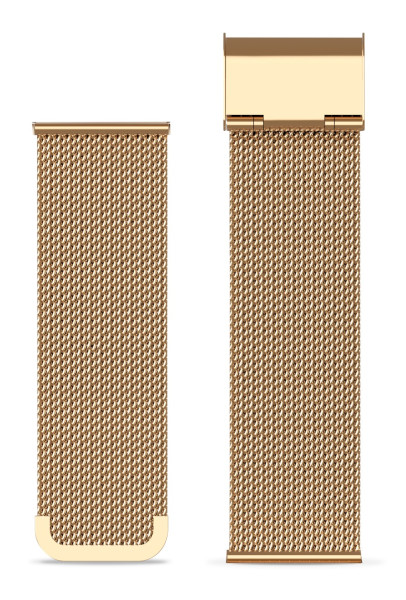 Náhradní kovový řemínek pro Aligator Watch Life 20mm, zlatý