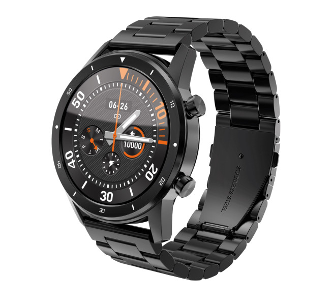 Náhradní kovový řemínek pro Aligator Watch pro a Aligator Watch pro x 22mm, černý
