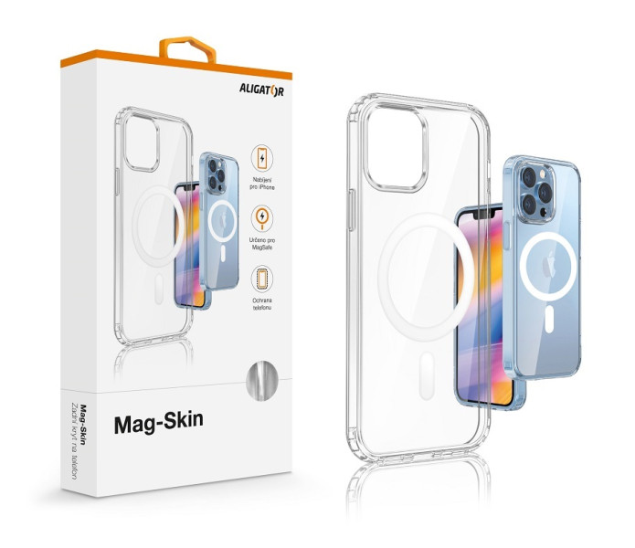 Silikonový kryt s MagSafe na mobil Apple iPhone 14 Plus - Aligator Mag-Skin