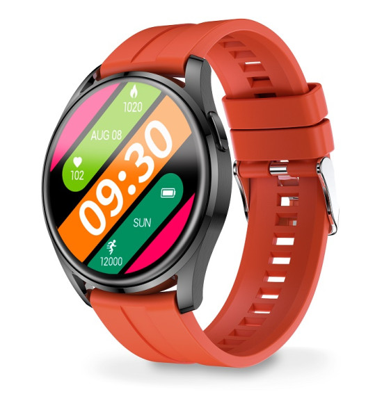 Náhradní silikonový řemínek pro Aligator Watch Pro a Aligator Watch Pro X 22mm, cihlový