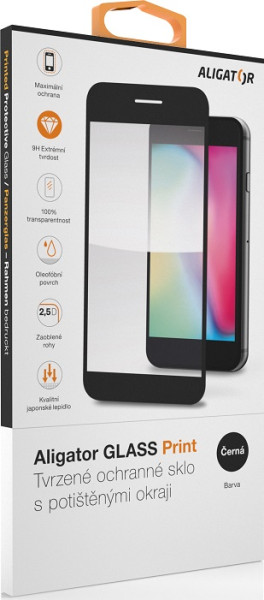 Ochranné sklo print Vivo Y76 (5G), černé