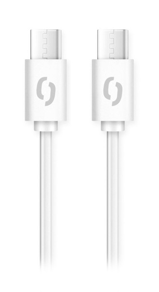 Datový kabel ALIGATOR POWER 100W, USB-C/USB-C 5A, 1,5m bílý