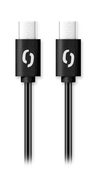 Datový kabel ALIGATOR POWER 65W, USB-C/USB-C 3A 1,5m, černý