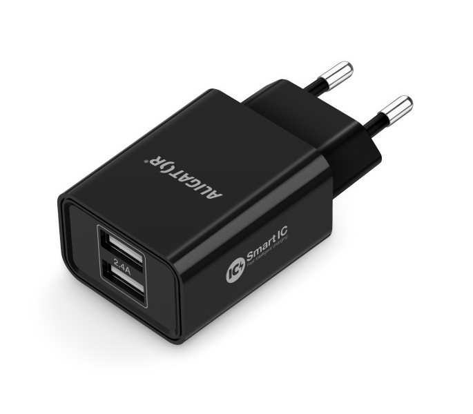 Nabíječka cd ali s 2xUSB výstupem, 2,4A, Smart ic, černá