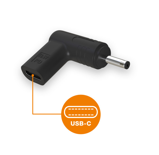 USB-C napájecí redukce 3,0 x 1,0mm pro notebooky acer/Samsung