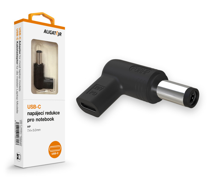 USB-C napájecí redukce 7,4 x 5,0mm pro notebooky HP