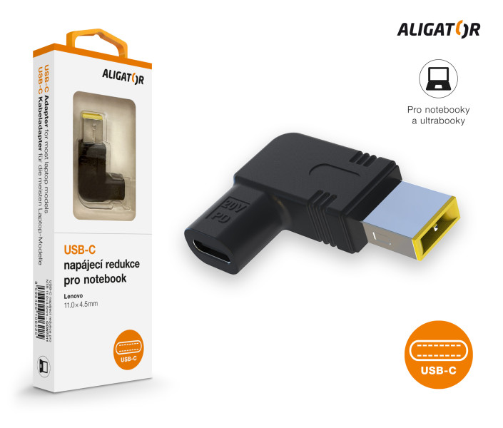 USB-C napájecí redukce 11 x 4,5mm pro notebooky lenovo