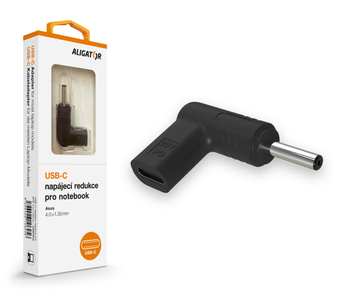 USB-C napájecí redukce 4,0 x 1,35mm pro notebooky asus