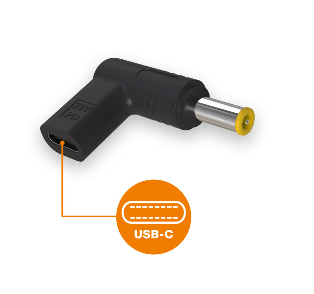 USB-C napájecí redukce 5,5x3,0mm pro notebooky Samsung