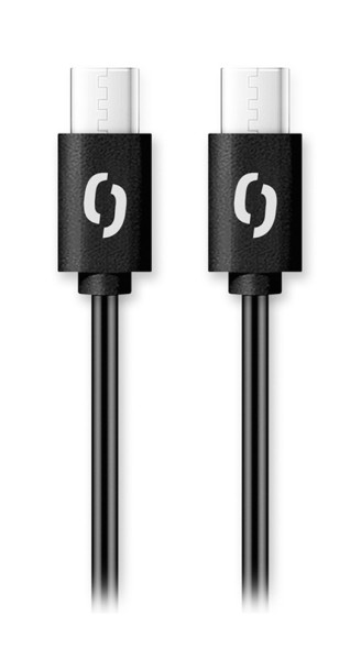 Datový kabel ALIGATOR POWER 100W, USB-C/USB-C 5A, 2,5m černý