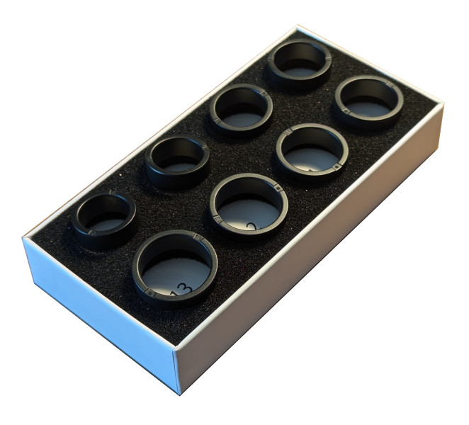 Vzorník velikostí Aligator Smart ring