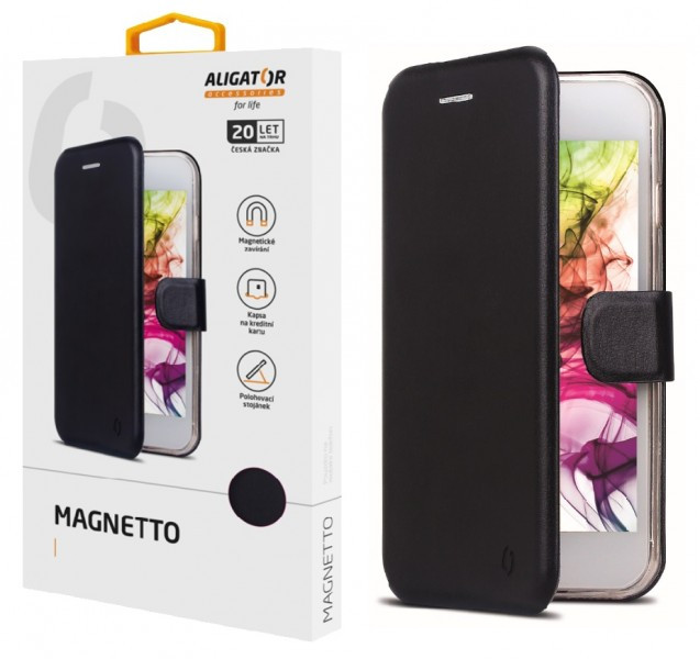 Flip pouzdro Aligator Magnetto Xiaomi 14 Pro, černé