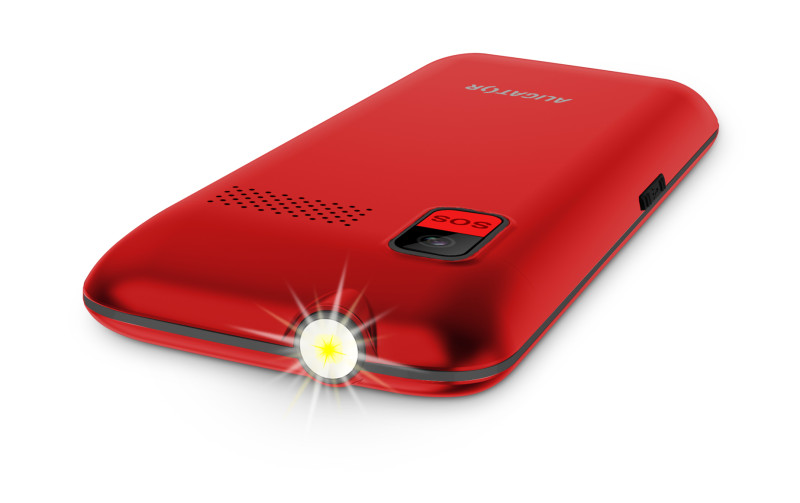 ALIGATOR A930 GPS 4G Senior červený s aplikací Záchranka + nabíjecí stojánek<br>AKCE: nabíječka ZDARMA navíc