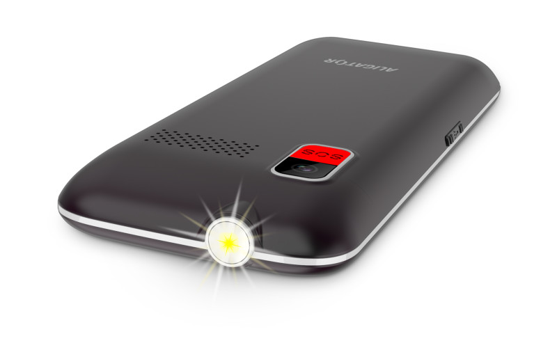 ALIGATOR A930 GPS 4G Senior černý s aplikací Záchranka + nabíjecí stojánek<br>AKCE: nabíječka ZDARMA navíc