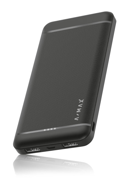 Powerbanka 10000 mAh A-MAX černá rychlé nabíjení