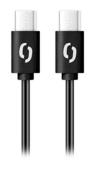 Datový kabel Aligator power 65W, USB-C/USB-C 3A, 2,5m černý