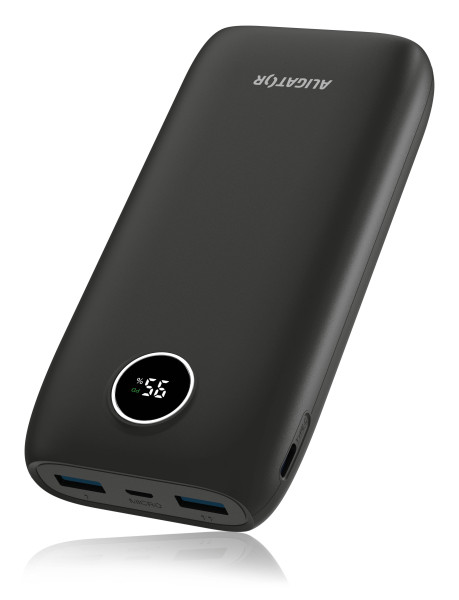 Powerbanka ALIGATOR PD20W+QC22.5W, rychlé nabíjení, 20 000 mAh, černá