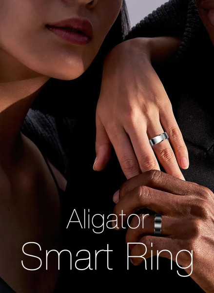 Chytrý prsten ALIGATOR Smart Ring, vel.9, černý