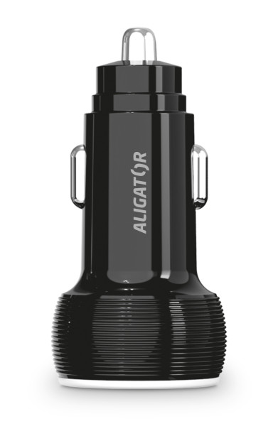 Nabíječka do auta Aligator, 2xUSB 2.4A, originální černá
