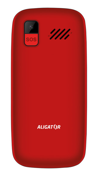 ALIGATOR A770 Senior červený + stolní nabíječka