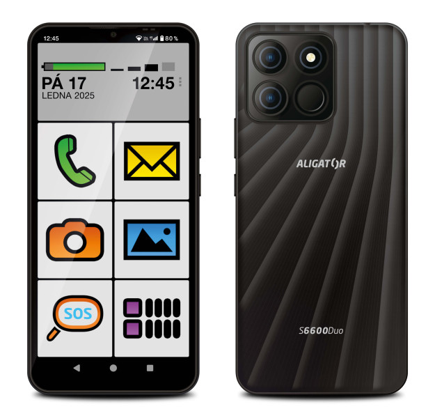 Aligator S6600 senior černý