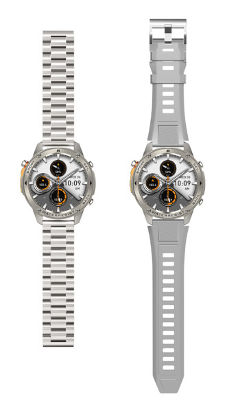 Chytré hodinky Aligator Watch GPS, stříbrné