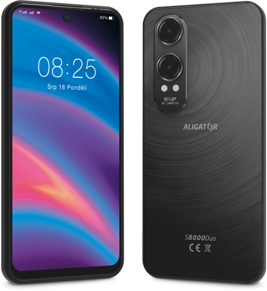 Aligator S8000 duo 4/128GB černý