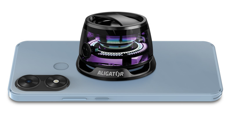 Reproduktor pro MagSafe Aligator Mini Beat Bluetooth, černý