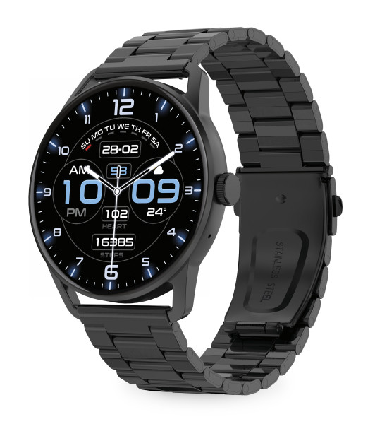 Chytré hodinky Aligator Watch AMOLED pro, černý
