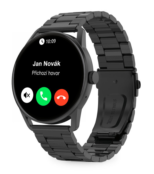 Chytré hodinky Aligator Watch AMOLED pro, černý