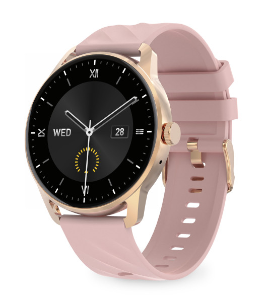 Chytré hodinky Aligator Watch AMOLED pro, růžové