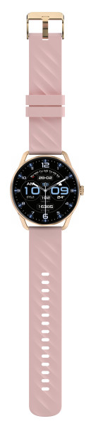 Chytré hodinky Aligator Watch AMOLED pro, růžové