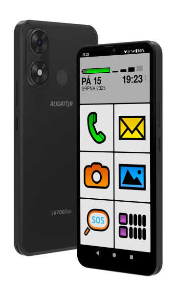 Aligator S6700 senior černý