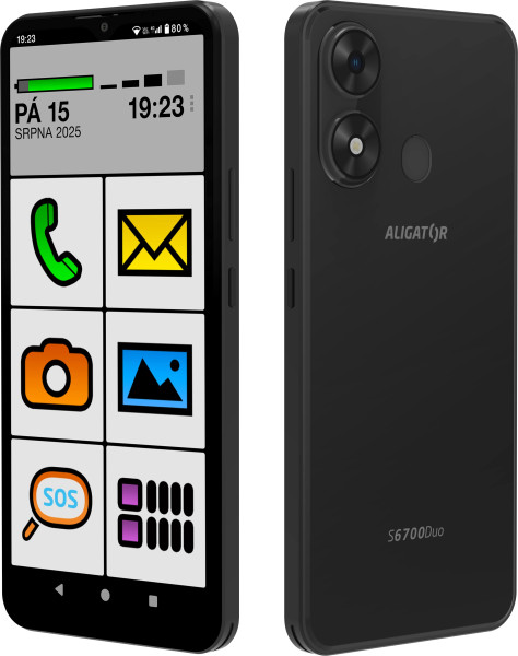 Aligator S6700 senior černý