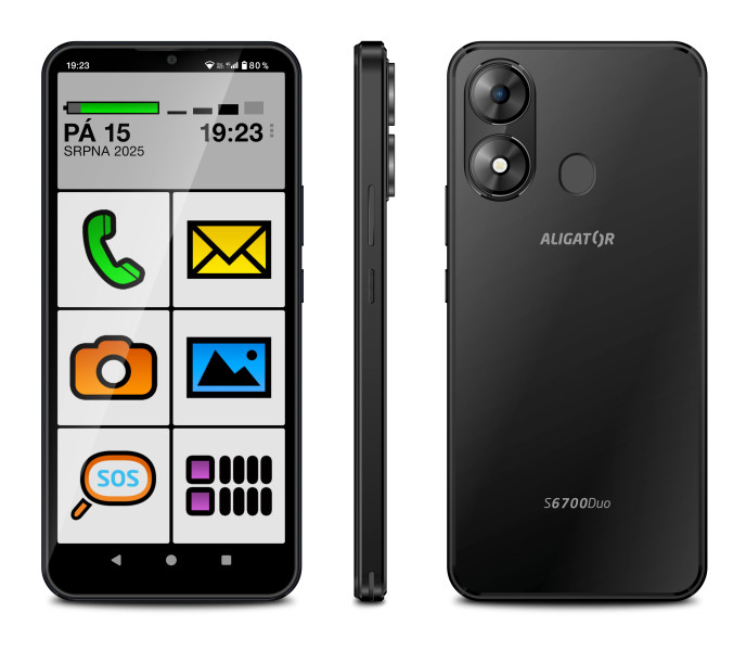 Aligator S6700 senior černý