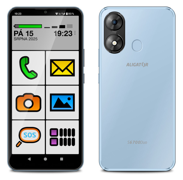 ALIGATOR S6700 SENIOR modrý