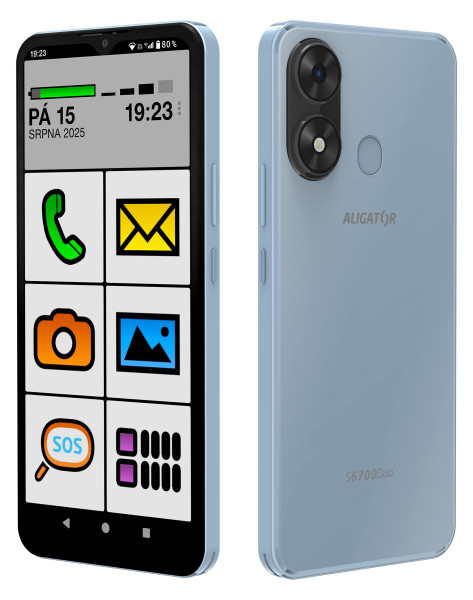 ALIGATOR S6700 SENIOR modrý