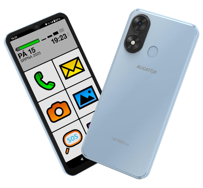 ALIGATOR S6700 SENIOR modrý