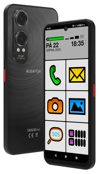 ALIGATOR S8000 SENIOR černý