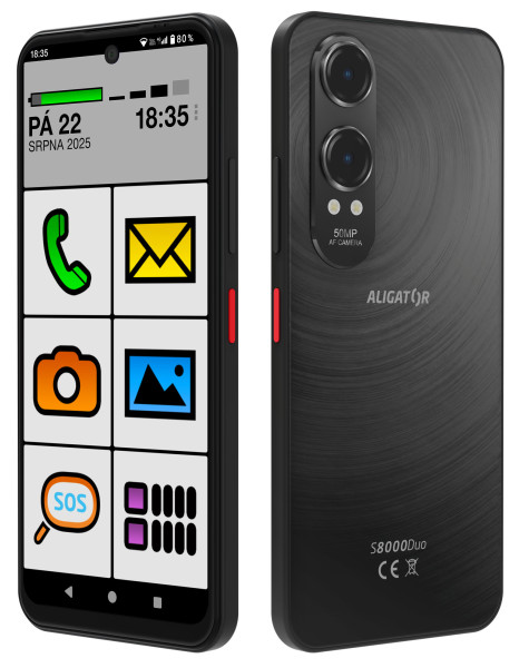 ALIGATOR S8000 SENIOR černý