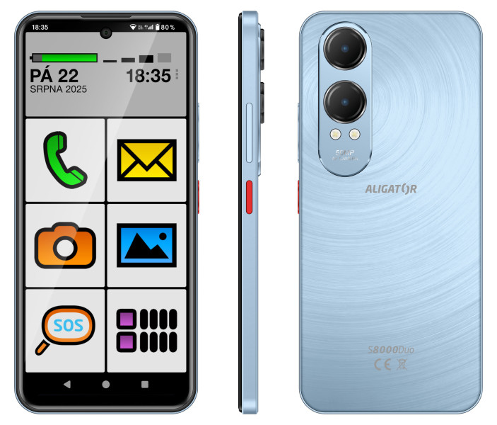 Aligator S8000 senior modrý