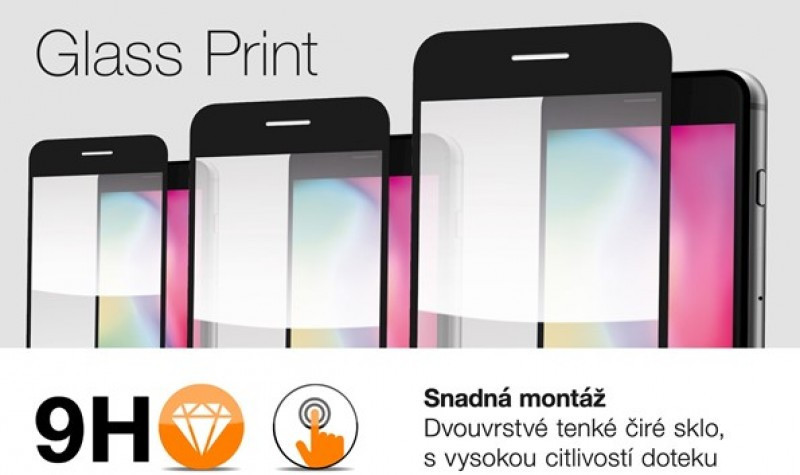 Ochranné sklo print Samsung Galaxy S25 FE černé