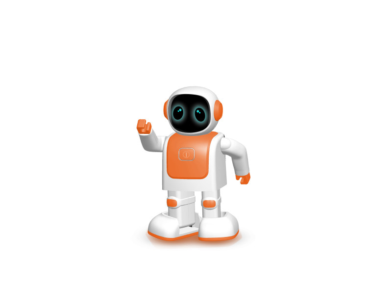 Reproduktor - Aligator Smart AI Dancing Robot, oranžový