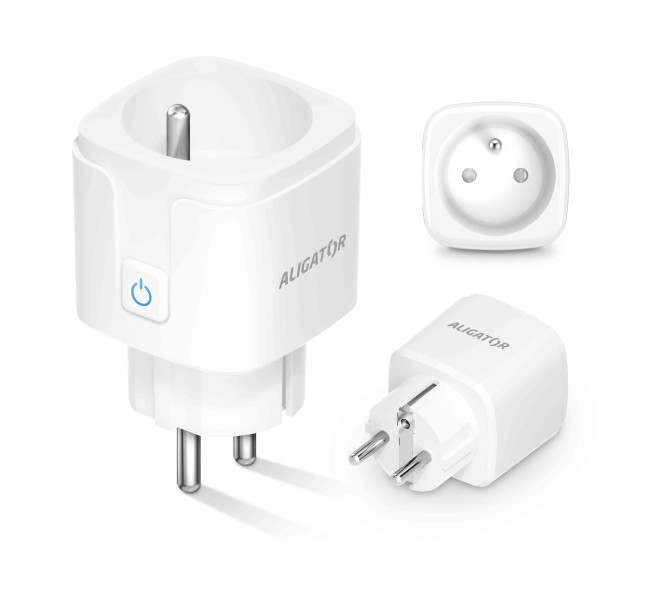 Chytrá Wi-Fi zásuvka ALIGATOR 16A - sada 2 ks
