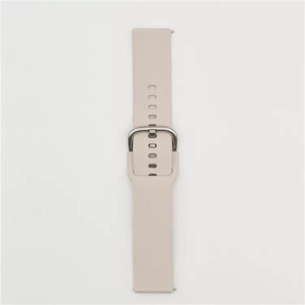 Řemínek silikonový ALIGATOR 22mm, béžový