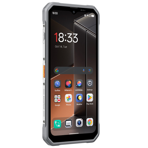 Blackview fort 100 - 8/128 gb, stříbrný