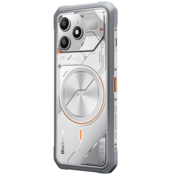 Blackview fort 100 - 8/128 gb, stříbrný