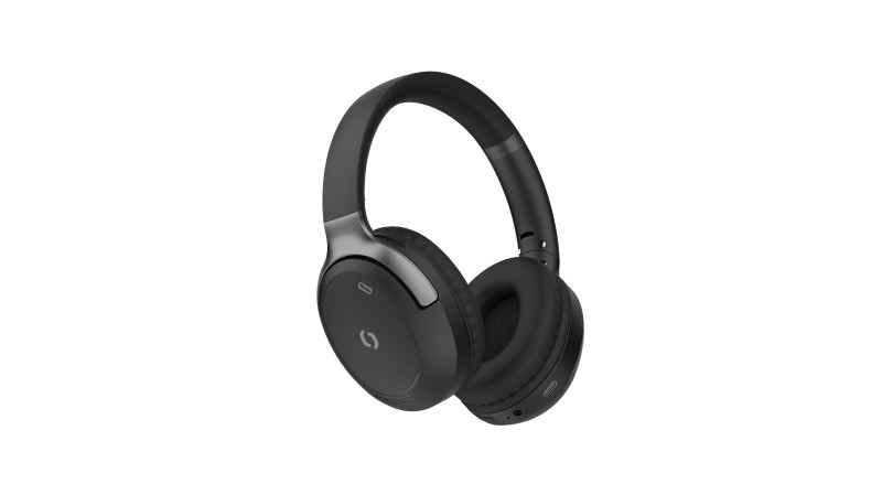Bluetooth sluchátka - Aligator ANC BASS, černo-stříbrná