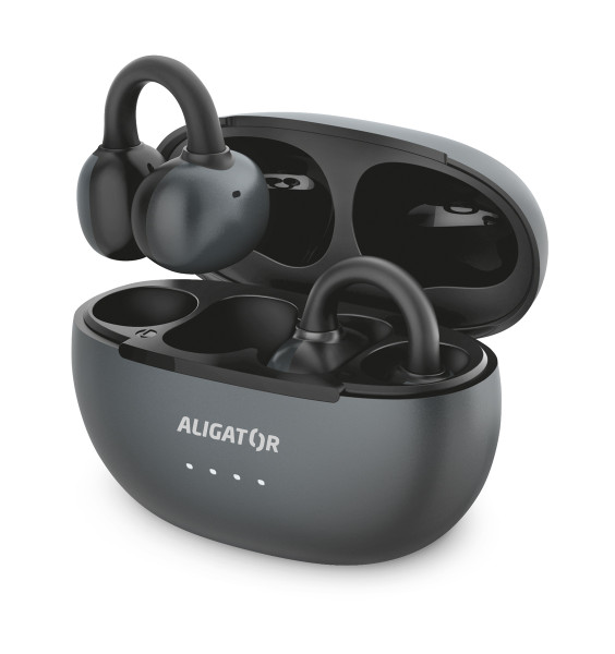 Bluetooth sluchátka - Aligator Clip, černá